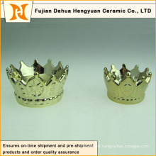 Hot Sale The Crown Shape Ceramic Candle Holder